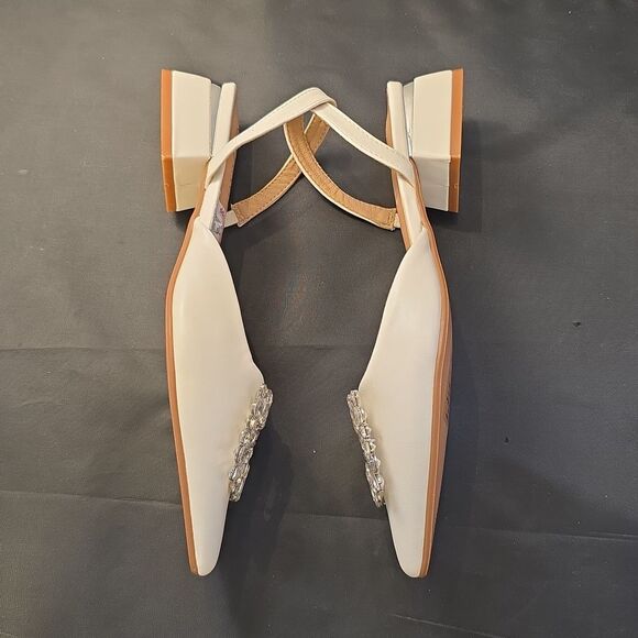 BRAND NEW FOREVER ELEGANT WOMEN CRYSTAL EMBELLISHMENT RHINESTONE SLINBACK FLAT - Picture 11 of 16